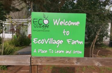 Ecovillage Farm Sign