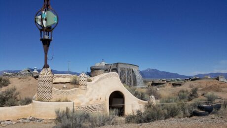 Earthship Community Classroom Entrance