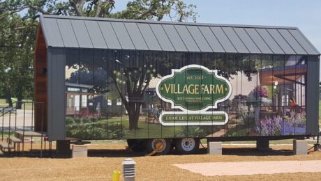Village Farm Trailer Sign